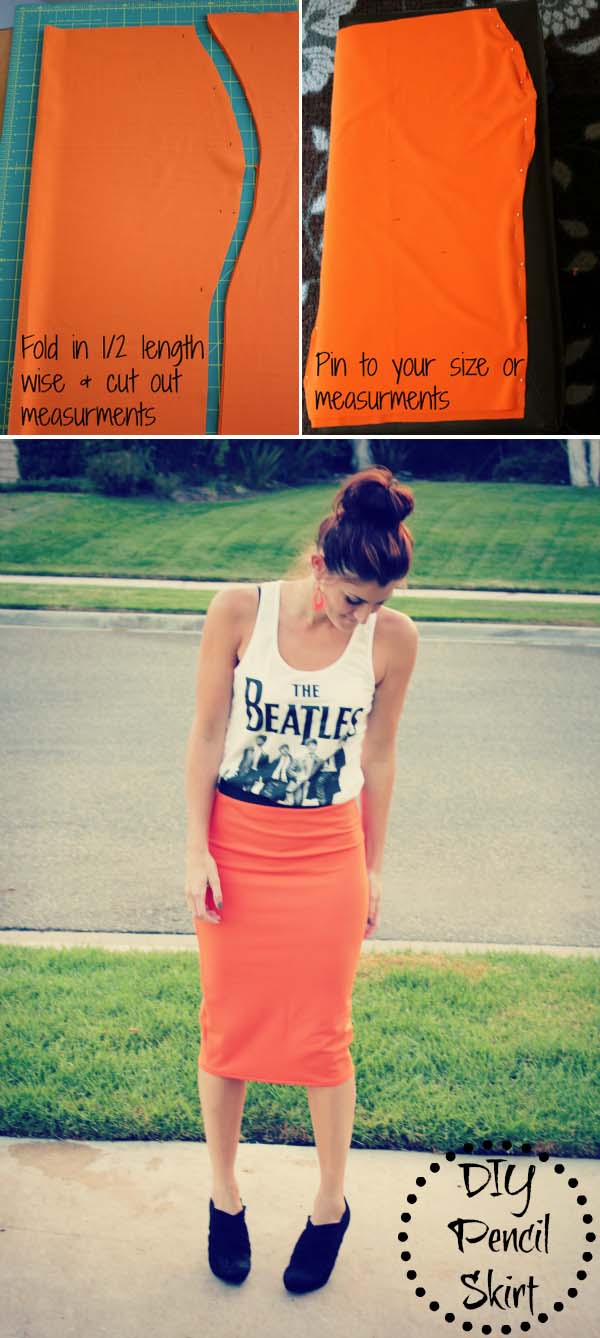 20+ DIY Pencil Skirt Tutorials Styletic
