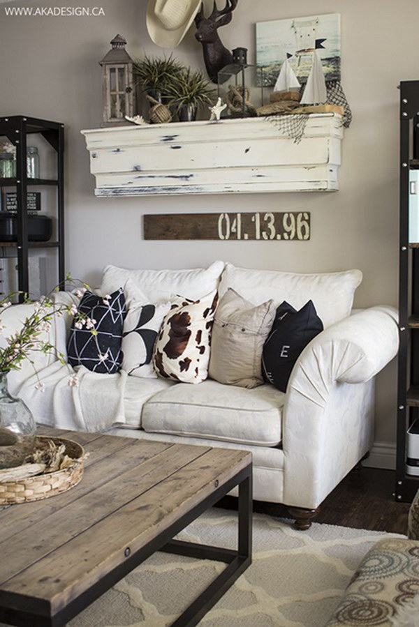 30 Pretty Rustic Living Room Ideas