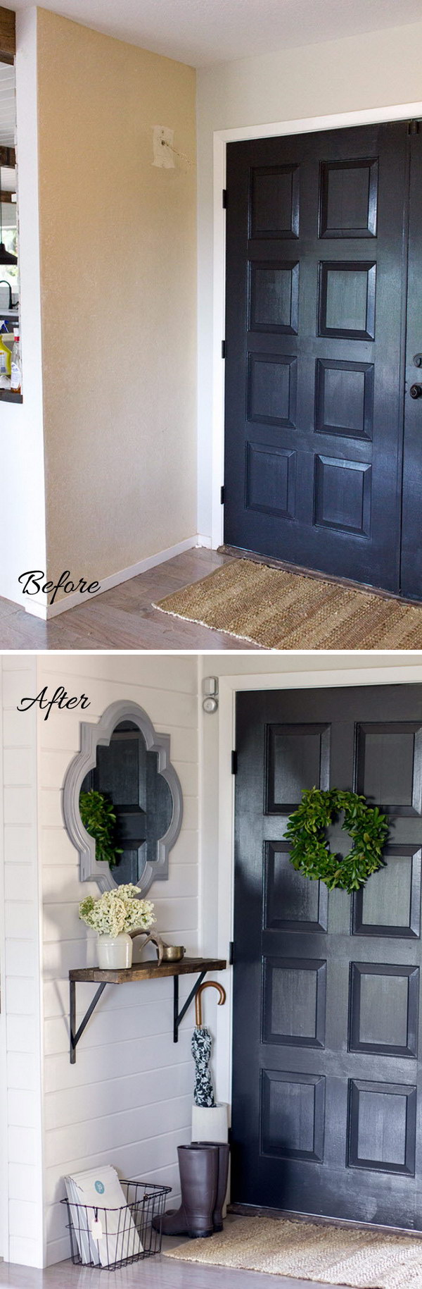 30+ DIY Ideas to Give a Makeover to a Your Entryway | Styletic